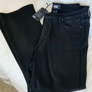 Paige luxe coating Black jeans